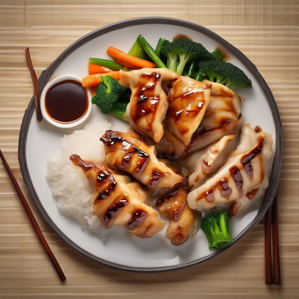Chicken Teriyaki & Gyoza