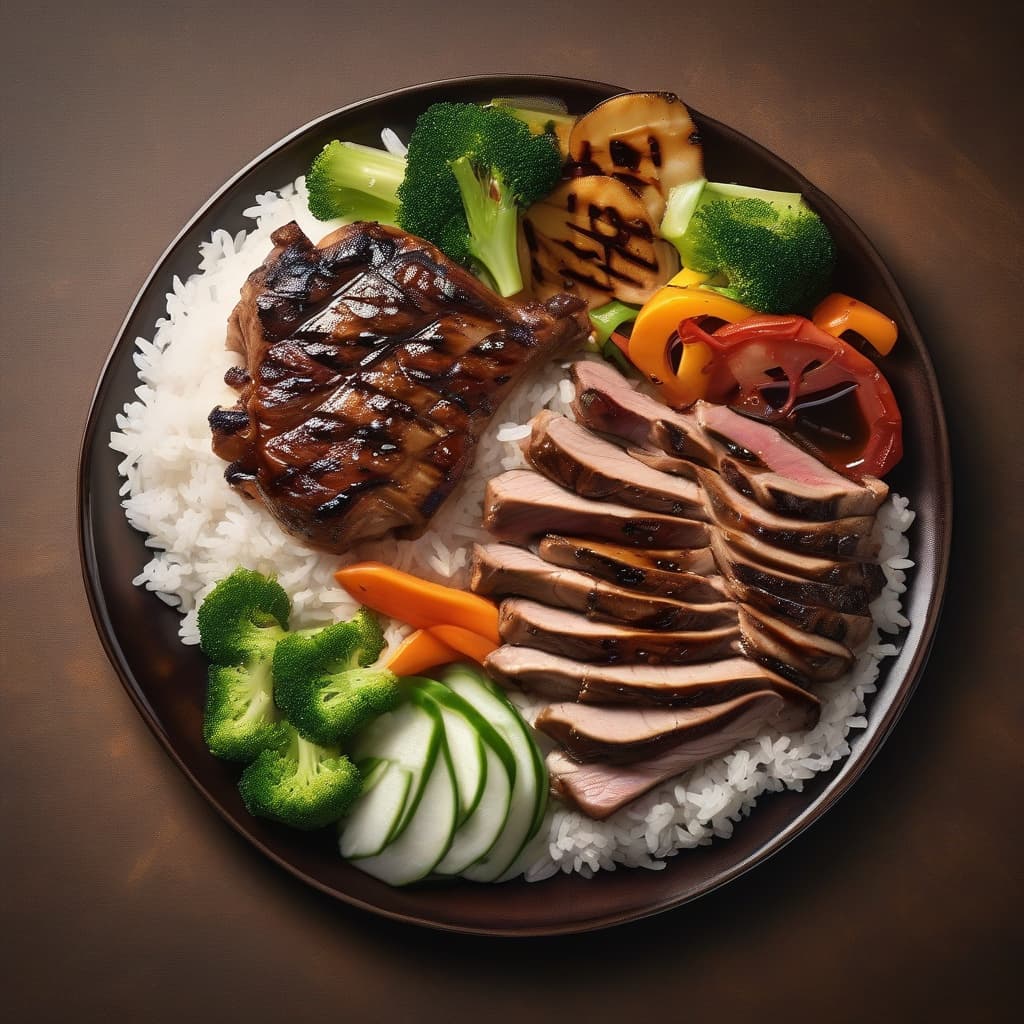 Chicken Teriyaki & Beef Teriyaki
